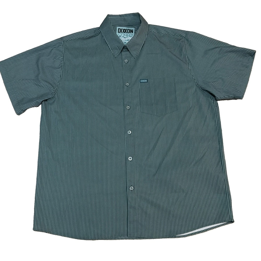 Dixxon Flannel Company Men's 2XL ' The Benny Triple Striped' Short Sleeve Shirt